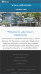 Mobile Screenshot of laketowersapts.com