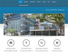 Tablet Screenshot of laketowersapts.com